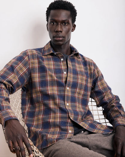 Chemise Homme en Coton Brossé Hartford