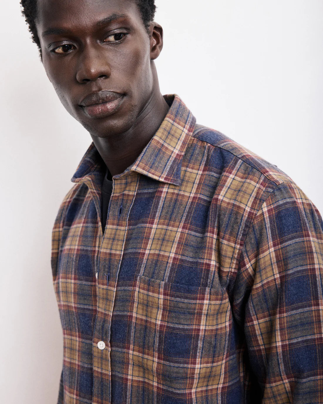 Chemise Homme en Coton Brossé Hartford