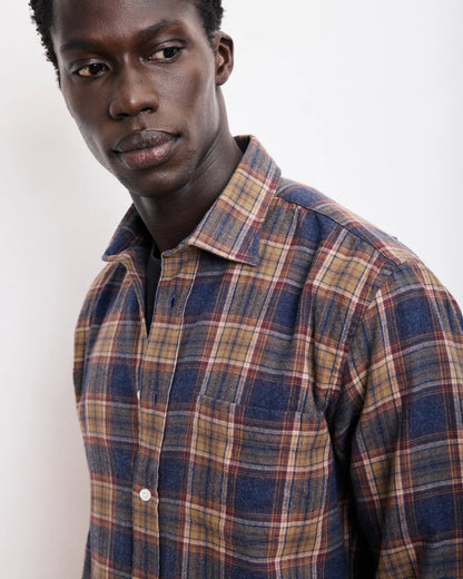 Chemise Homme en Coton Brossé Hartford