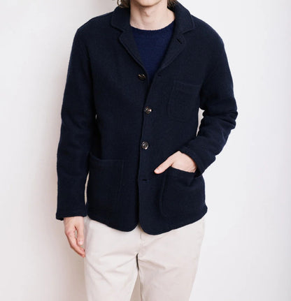 Veste blazer en laine bouillie Hartford