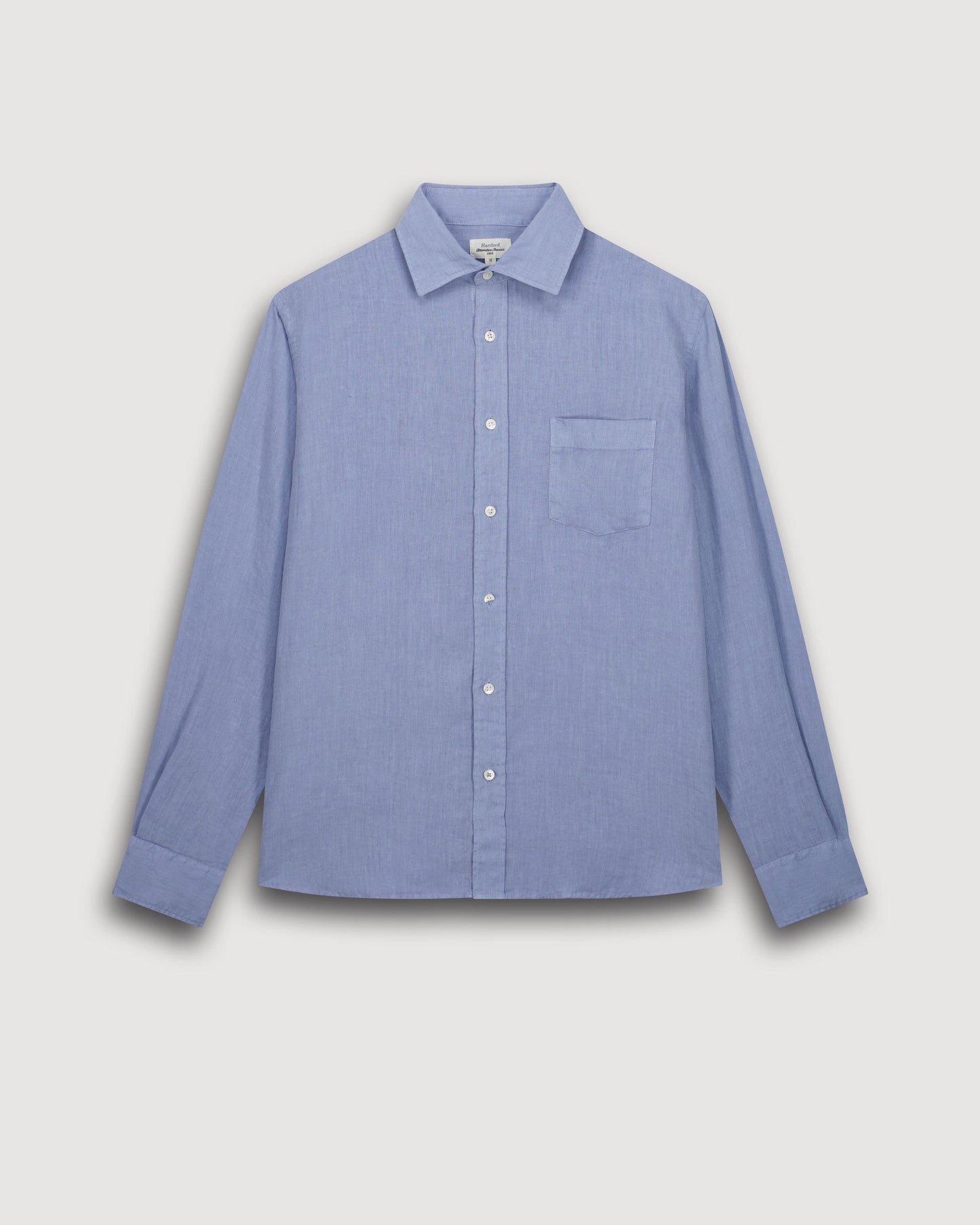 Chemise en Lin Paul Pat Hartford  bleu ciel
