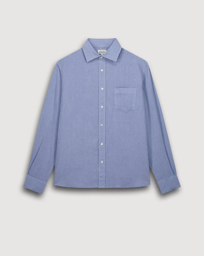 Chemise en Lin Paul Pat Hartford  bleu ciel