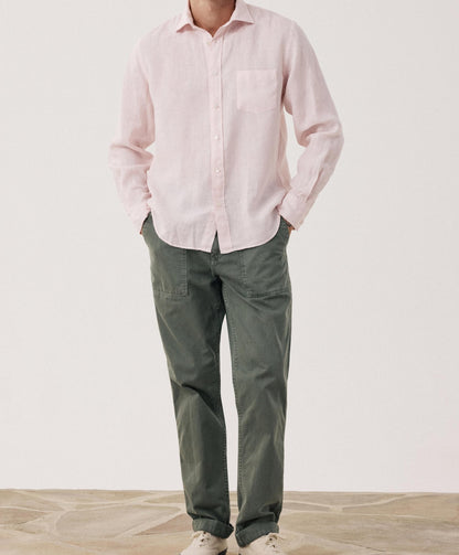 Chemise en Lin Paul Pat Hartford  rose
