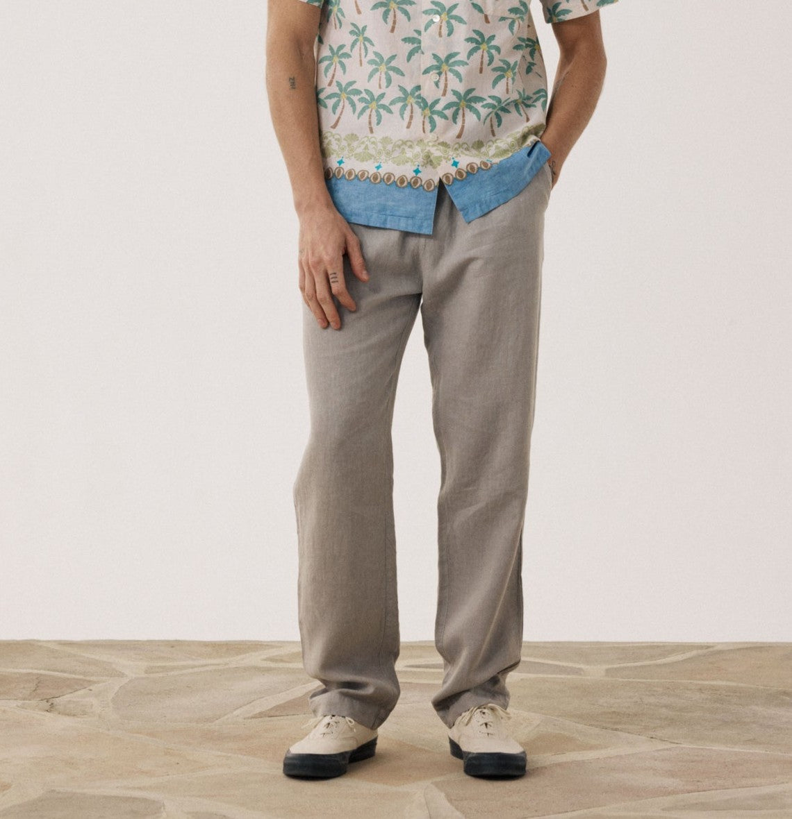Pantalon en Lin JOGGY Hartford