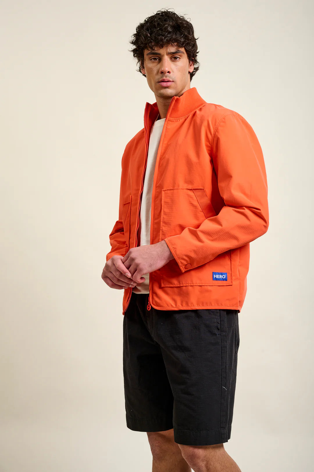 Veste Chris jacket tangerine Hero Seven