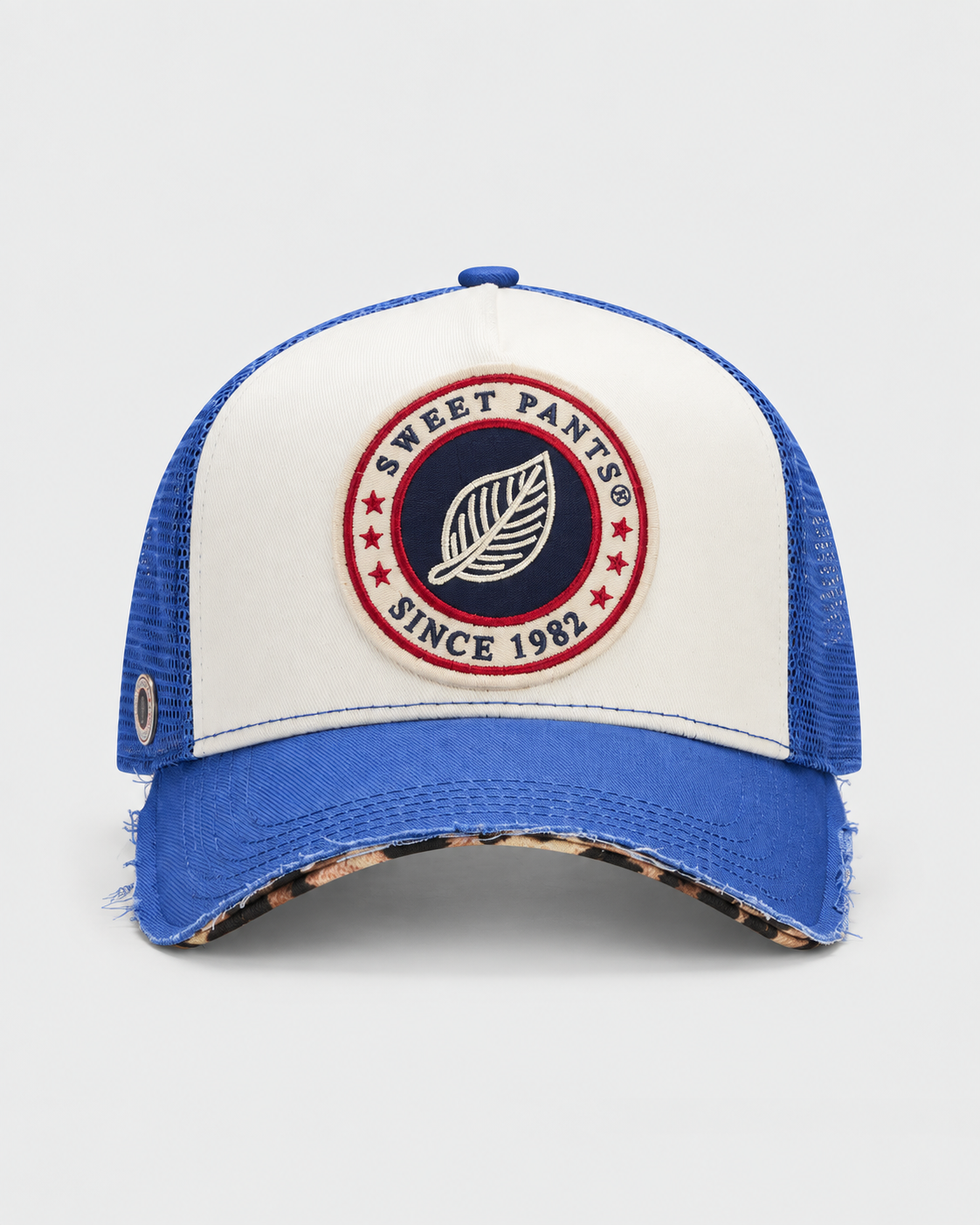 Casquette Home Run Léopard Azure – Sweet Pants