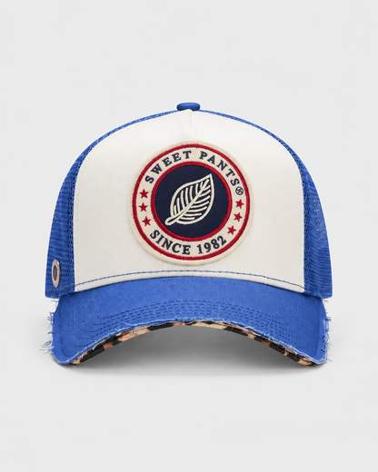Casquette Home Run Léopard Azure – Sweet Pants