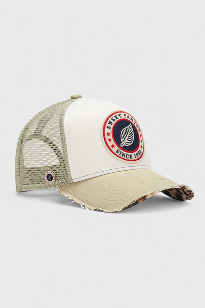 Casquette Home Run Léopard Argile – Sweet Pants