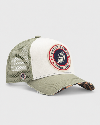 Casquette Home Run Léopard Sage – Sweet Pants