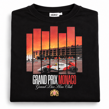 T-shirt SUNSET Black – Hero Seven | Grand Prix Monaco