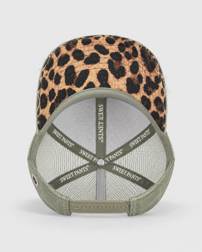Casquette Home Run Léopard Sage – Sweet Pants