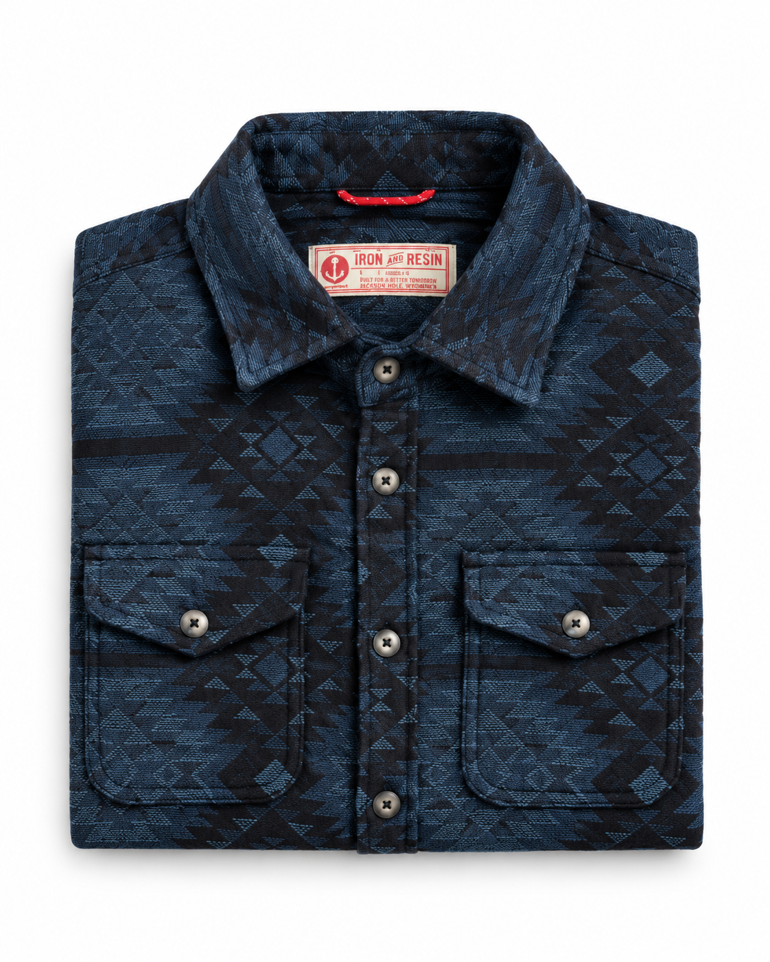 Chemise Allman Indigo – Iron & Resin