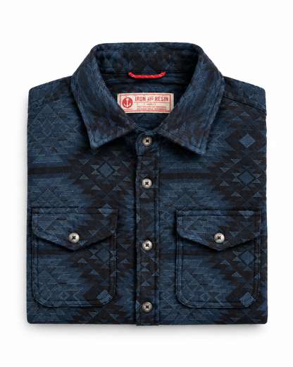 Chemise Allman Indigo – Iron & Resin