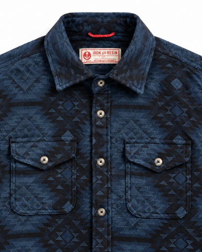 Chemise Allman Indigo – Iron & Resin