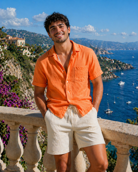 Short velour Dthys Hero seven ecru