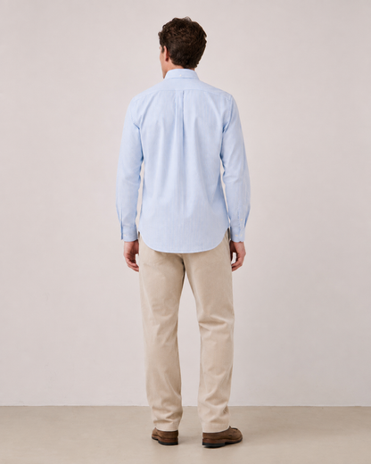 Chemise Hartford Pitt Oxford – Rayée bleu
