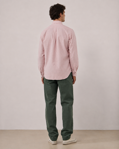 Chemise Hartford Pitt Oxford – Rayée rose