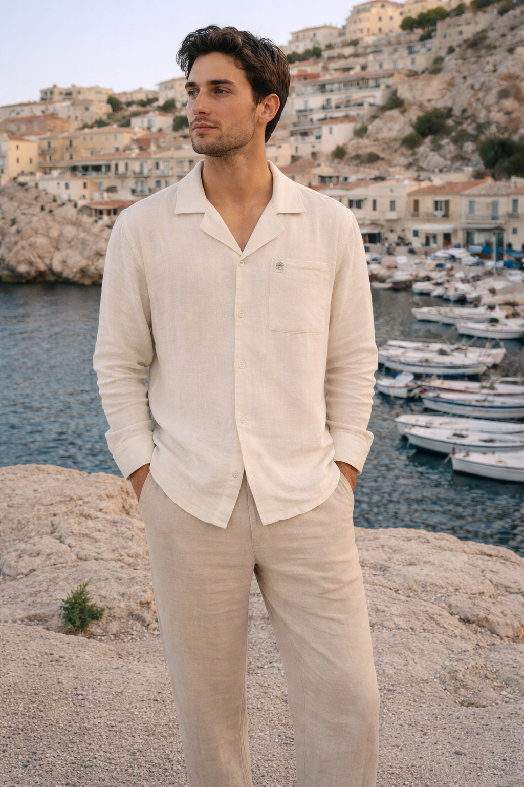 Chemise en gaze de coton KULTE Off white