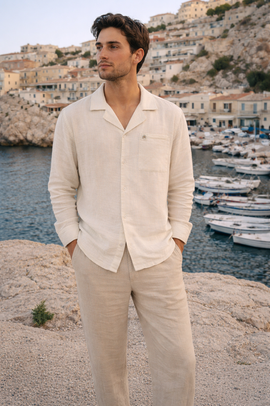 Chemise en gaze de coton KULTE Off white