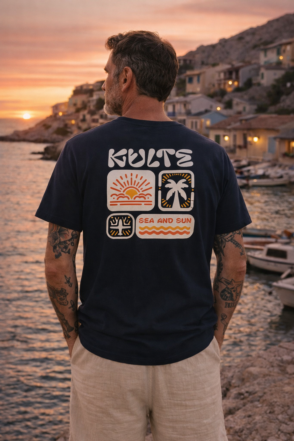 Tee shirt TS Travel  KULTE Navy