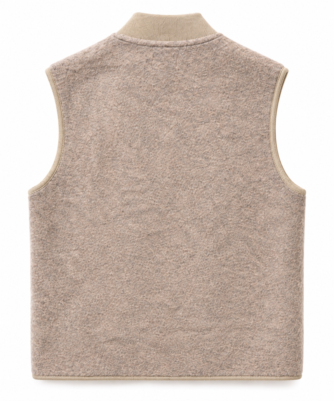 Gilet Homme en Laine Bouillie Beige – Hartford