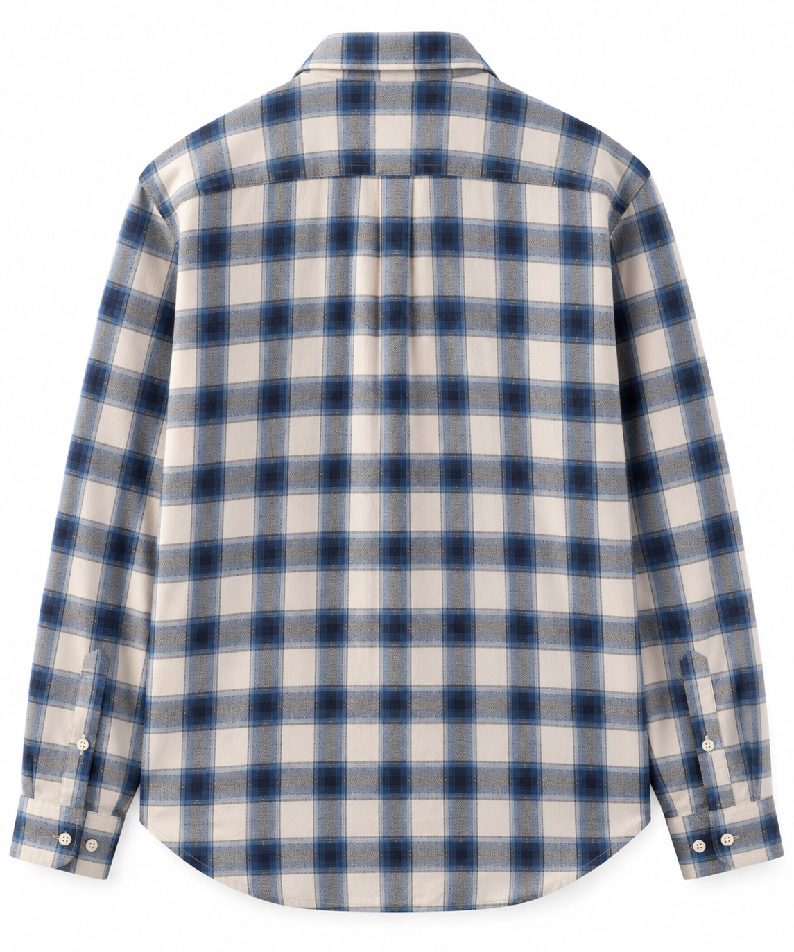 Chemise Homme en Flanelle à Carreaux Bleus PAUL – Hartford