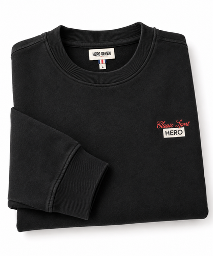 Sweat Homme Monaco 95 Noir – Hero Seven