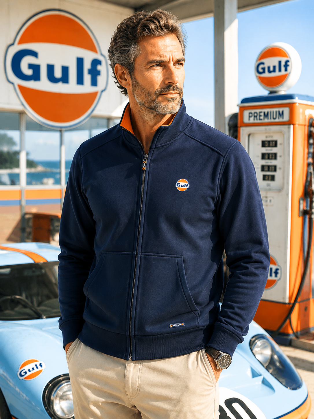 Track Jacket Premium GULF Navy