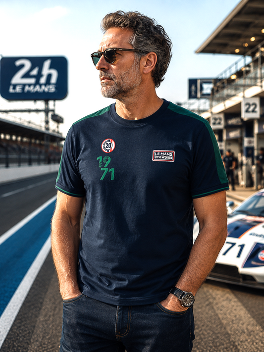 Tee shirt Retro fall Steve MCQUEEN x Le Mans