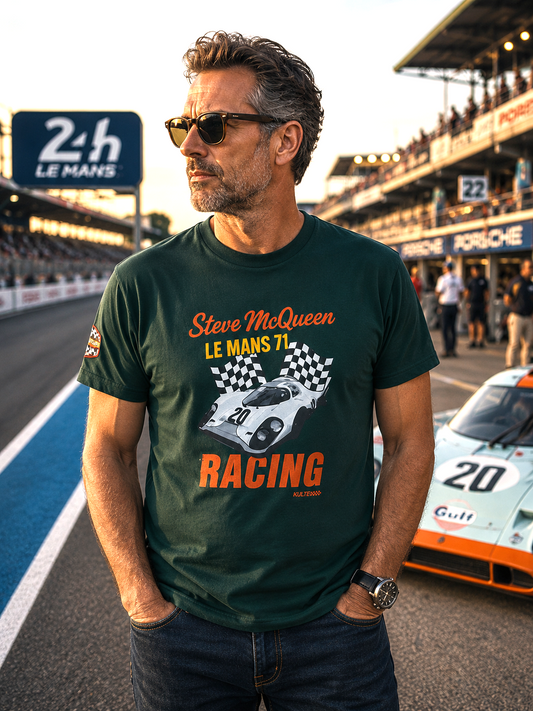 Tee shirt Victory flag Steve MCQUEEN x Le Mans