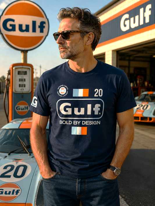 Tee Shirt Bold Classic Gulf Navy