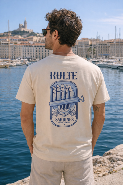 Tee shirt Les Sardines KULTE Off white