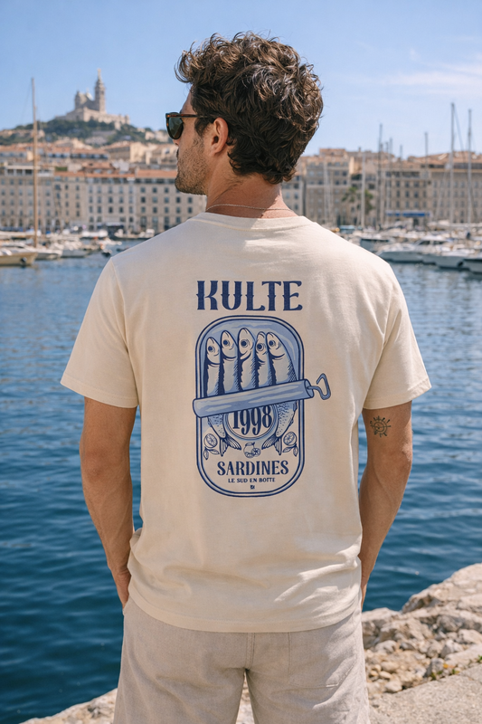 Tee shirt Les Sardines KULTE Off white
