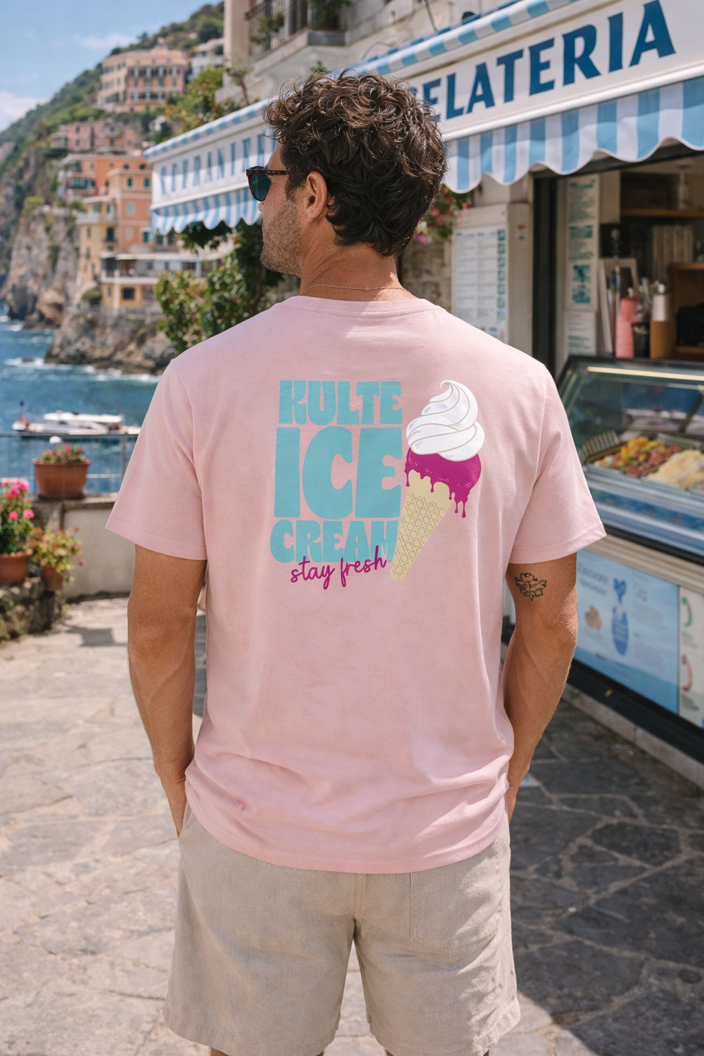 Tee shirt Ice Cream KULTE Rose
