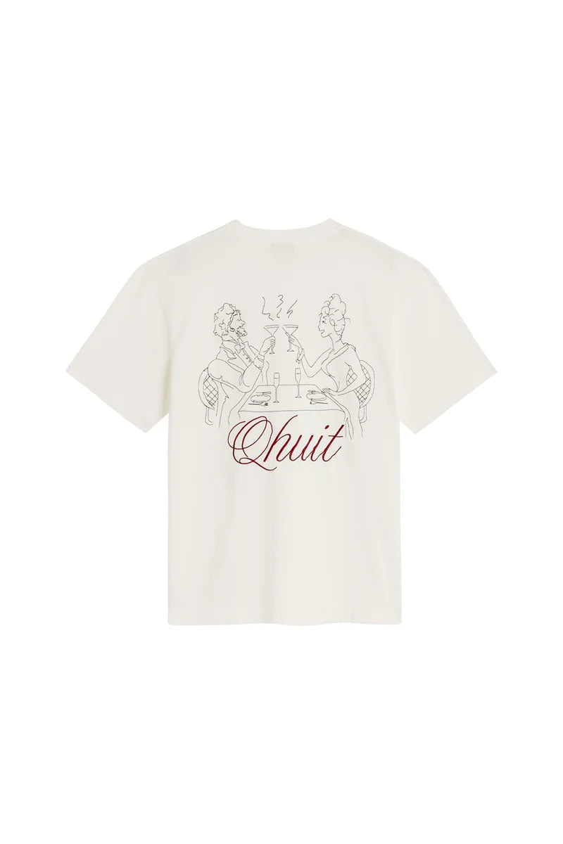 T-shirt Cin Cin Qhuit blanc