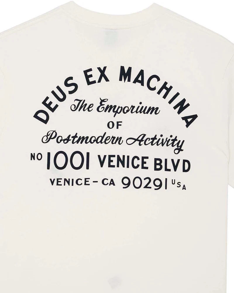 Tee shirt Emporium Deus ex Machina blanc