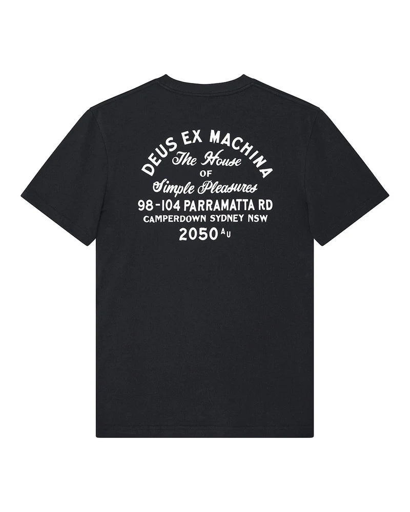 Tee shirt Drovers dog tee Deus ex Machina black