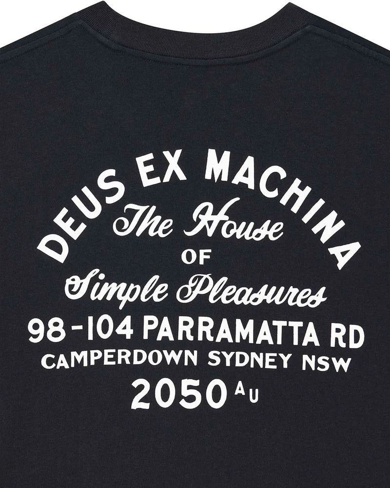 Tee shirt Drovers dog tee Deus ex Machina black