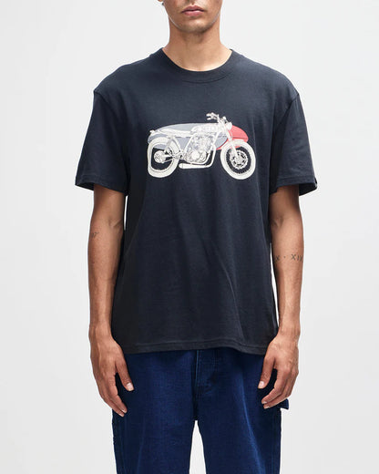 Tee shirt Drovers dog tee Deus ex Machina black