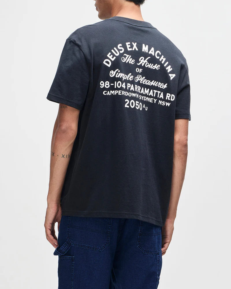 Tee shirt Drovers dog tee Deus ex Machina black
