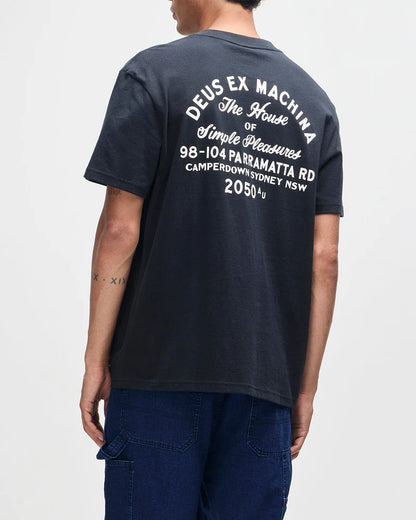 Tee shirt Drovers dog tee Deus ex Machina black