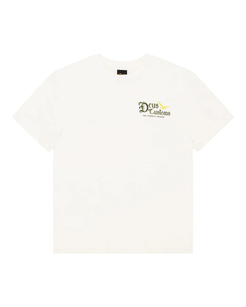 Tee shirt Beep Beep tee Deus ex Machina blanc