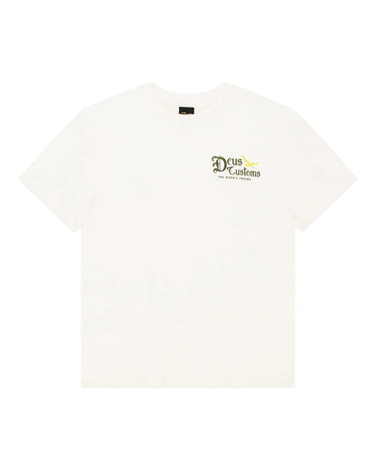 Tee shirt Beep Beep tee Deus ex Machina blanc