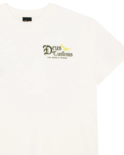 Tee shirt Beep Beep tee Deus ex Machina blanc