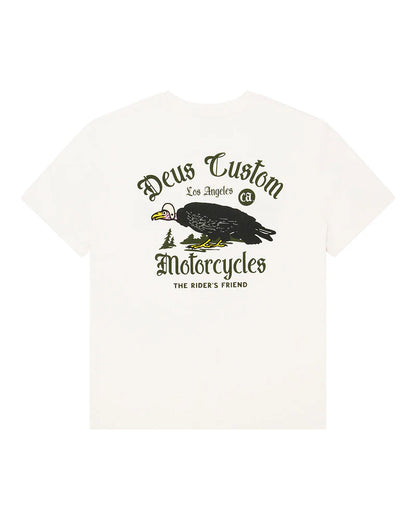 Tee shirt Beep Beep tee Deus ex Machina blanc