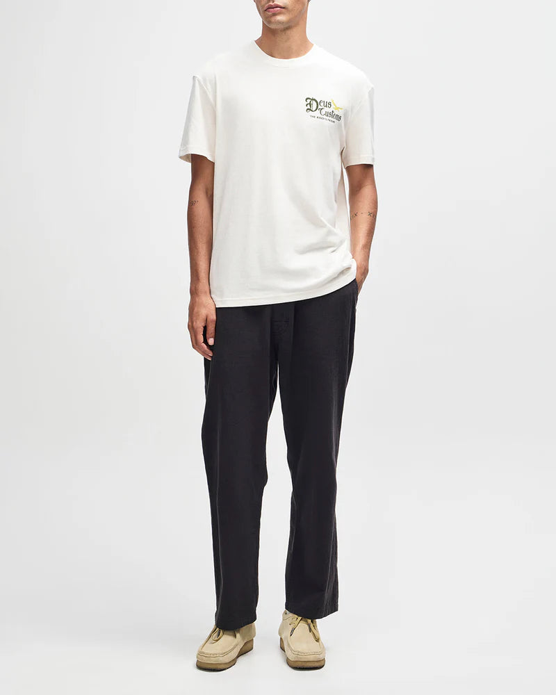 Tee shirt Beep Beep tee Deus ex Machina blanc
