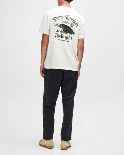 Tee shirt Beep Beep tee Deus ex Machina blanc