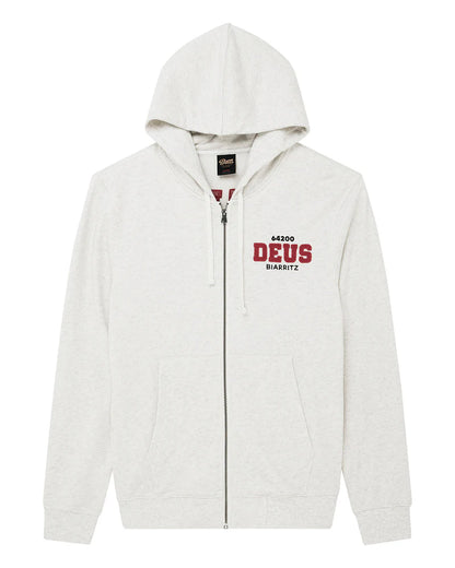 Sweat Hoodie Buck Up Zip Deus ex Machina Melon gris