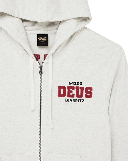 Sweat Hoodie Buck Up Zip Deus ex Machina Melon gris