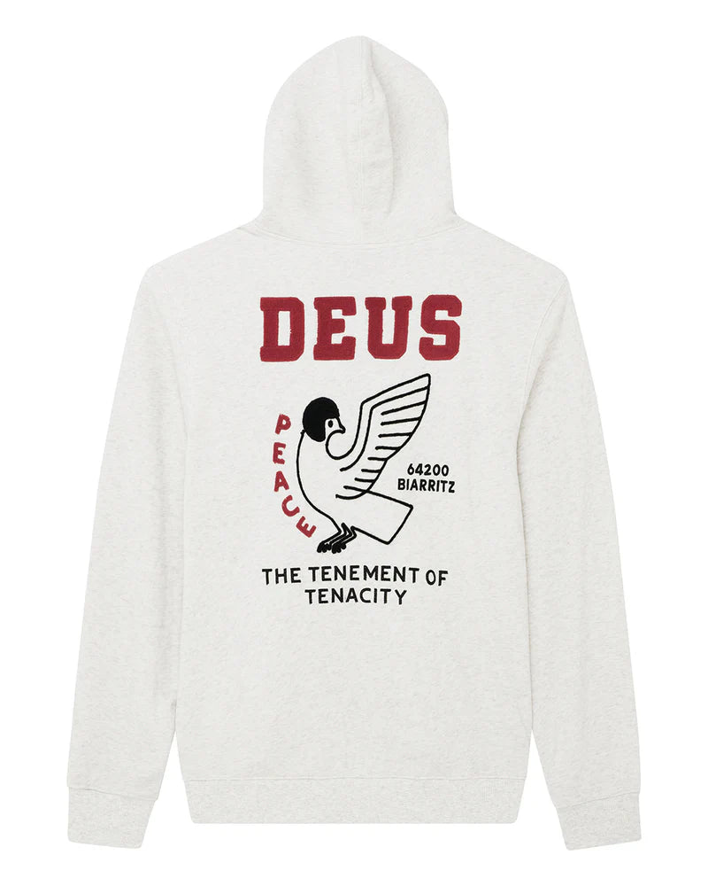 Sweat Hoodie Buck Up Zip Deus ex Machina Melon gris